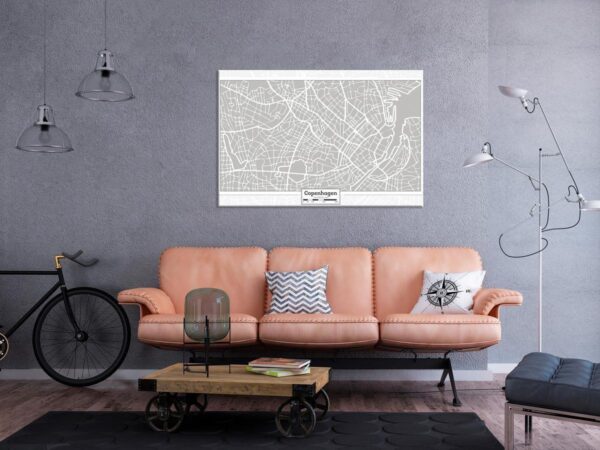 Tableau en liège - Capital of Denmark