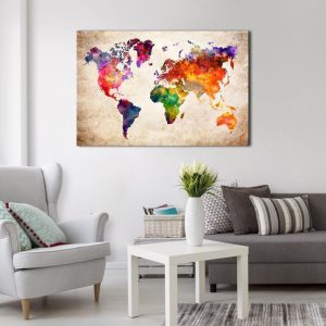 Tableau en liège - Colourful Universe