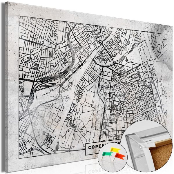 Tableau en liège - Copenhagen Plan Tableau en liège - Copenhagen Plan