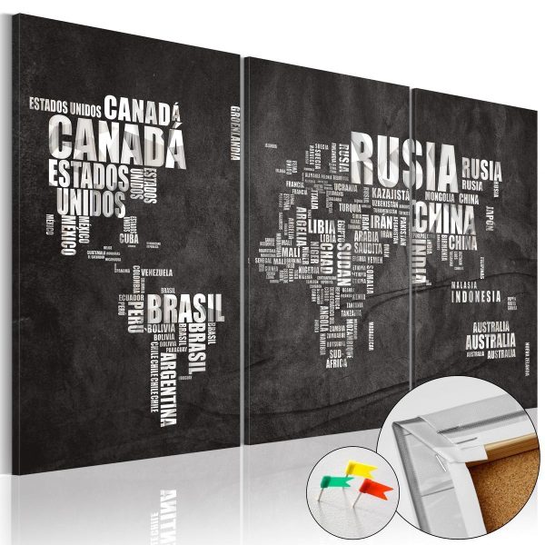 Tableau en liège - El Mundo Tableau en liège - El Mundo