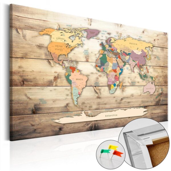 Tableau en liège - The World at Your Fingertips Tableau en liège - The World at Your Fingertips