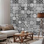 Tapisserie murale - Arabesque - Black& White