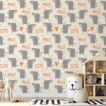 Tapisserie murale - Cute Wolf