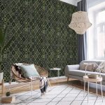 Tapisserie murale - Olive Mosaic
