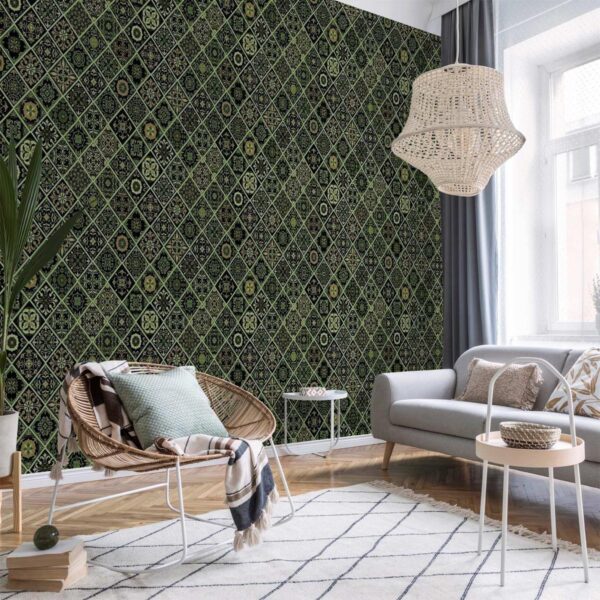 Tapisserie murale - Olive Mosaic Tapisserie murale - Olive Mosaic