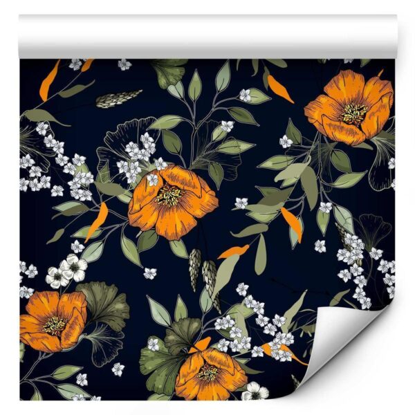 Tapisserie murale - Orange Bloom