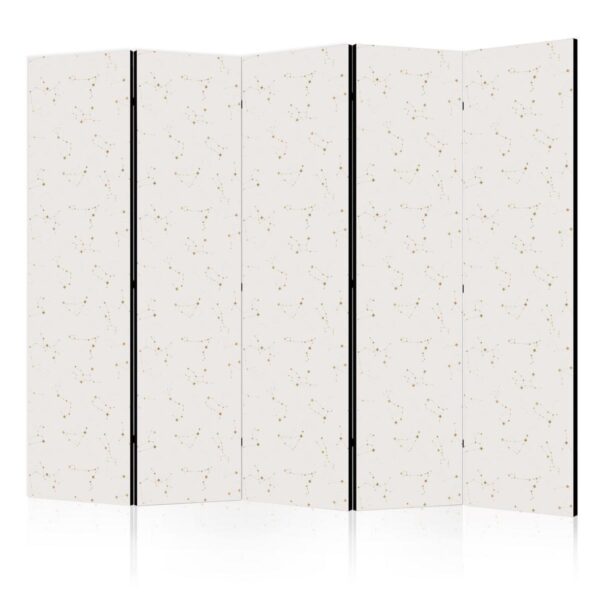 Paravent - Star Map - Delicate Constellations in Warm Shades Paravent - Star Map - Delicate Constellations in Warm Shades