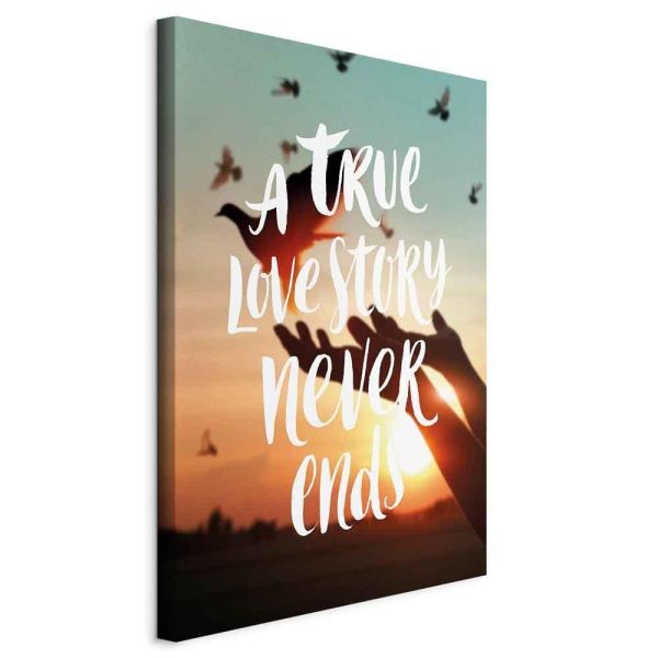 Tableau - A True Love Story Never Ends (1 Part) Vertical Tableau - A True Love Story Never Ends (1 Part) Vertical