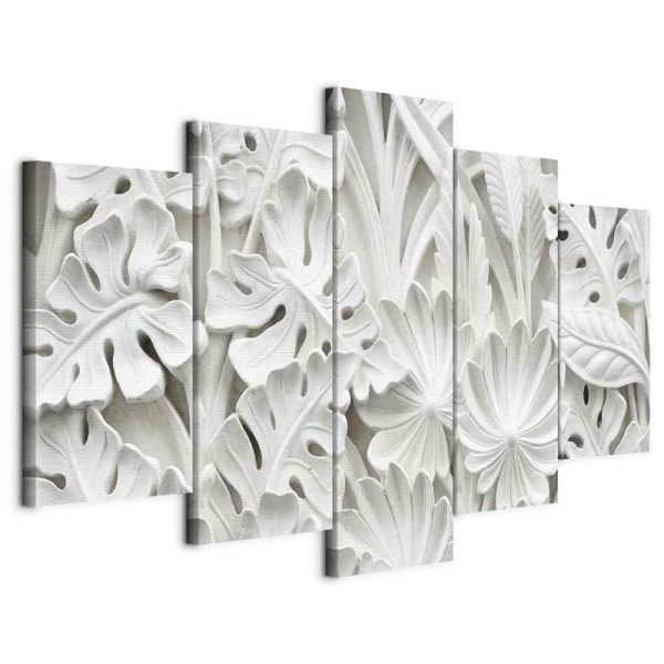 Tableau - Alabaster Garden (5 Parts) Wide Tableau - Alabaster Garden (5 Parts) Wide