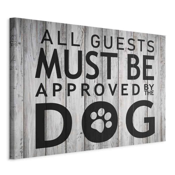 Tableau - All Guests Must Be Approved by the Dog (1 Part) Wide Tableau - All Guests Must Be Approved by the Dog (1 Part) Wide