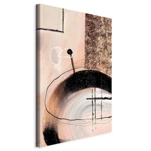 Tableau - Art of Shapes (1-part) - Hand-Painted Abstract Artwork