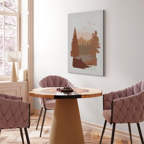 Tableau - Autumn in the Mountains (1 Part) Vertical