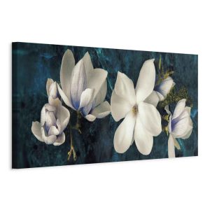 Tableau - Avant-Garde Magnolia (1 Part) Narrow Turquoise
