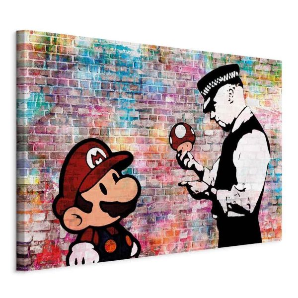 Tableau - Banksy: Colourful Brick Tableau - Banksy: Colourful Brick