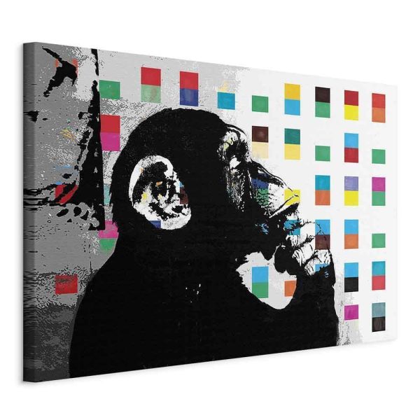 Tableau - Banksy The Thinker Monkey Tableau - Banksy The Thinker Monkey