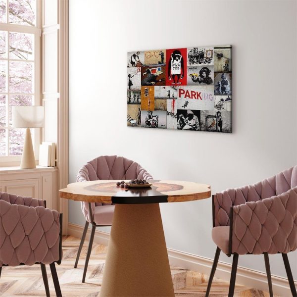 Tableau - Banksy - collage