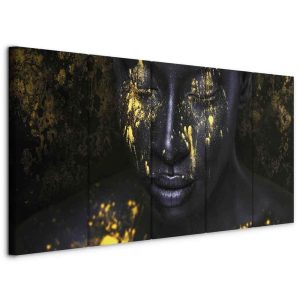 Tableau - Bathed in Gold (5 Parts) Narrow