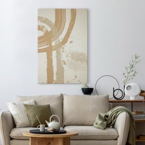 Tableau - Beige Minimalism (1 Part) Vertical