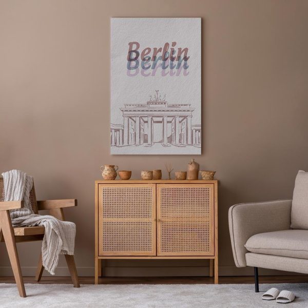 Tableau - Berlin in Watercolours (1 Part) Vertical