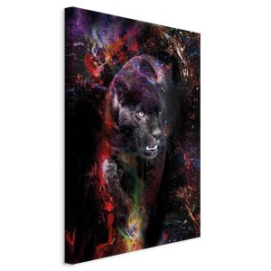 Tableau - Black Jaguar (1 Part) Vertical