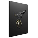 Tableau - Black Parrot (1 Part) Vertical