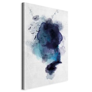 Tableau - Blue Memory (1 Part) Vertical