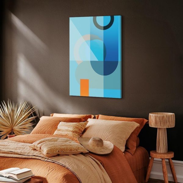 Tableau - Blue Surface (1 Part) Vertical