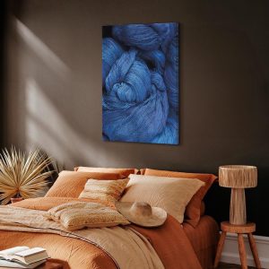 Tableau - Blue Worsted (1 Part) Vertical