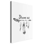 Tableau - Boho Feathers (1-part) - English Text on White Background