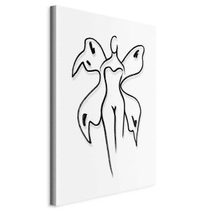 Tableau - Butterfly Woman (1 Part) Vertical