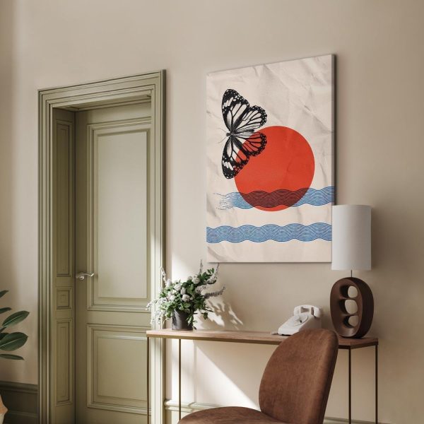Tableau - Butterfly and Sunrise (1 Part) Vertical