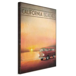 Tableau - California Beaches (1 Part) Vertical
