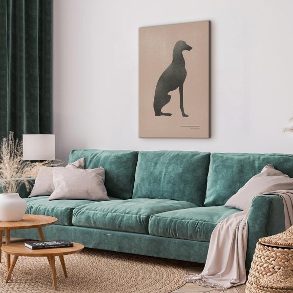 Tableau - Calm Greyhound (1 Part) Vertical