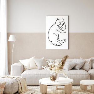 Tableau - Cat Relaxing (1 Part) Vertical