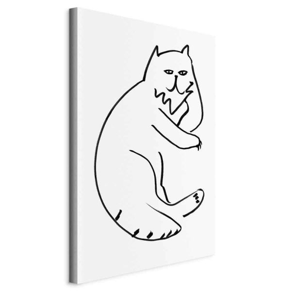 Tableau - Cat Relaxing (1 Part) Vertical Tableau - Cat Relaxing (1 Part) Vertical