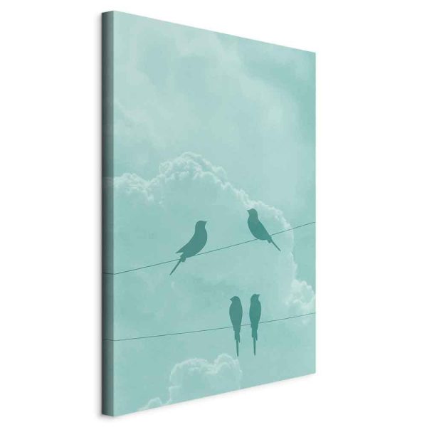 Tableau - Celadon Sky (1 Part) Vertical Tableau - Celadon Sky (1 Part) Vertical