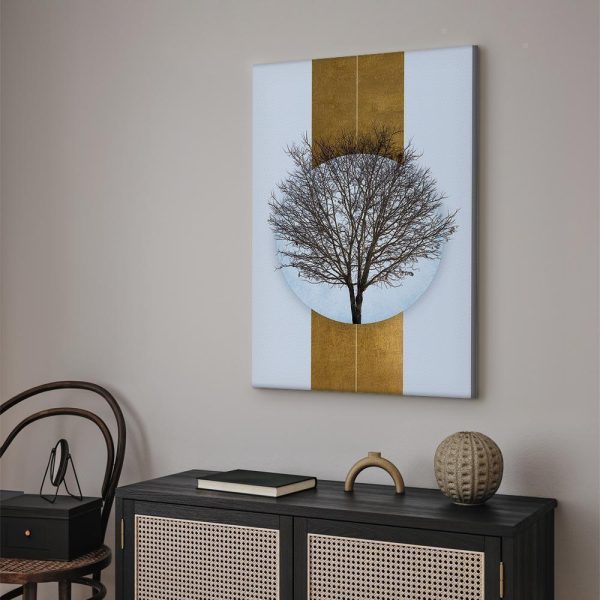 Tableau - Circle of Nature (1-part) - Tree Branches in Round Composition