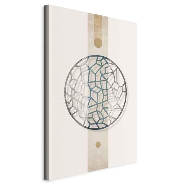 Tableau - Circle with Artistic Details (1-part) - Abstract Shape Tableau - Circle with Artistic Details (1-part) - Abstract Shape