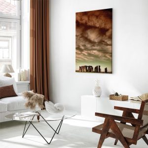 Tableau - Clouds Over Stonehenge (1 Part) Vertical