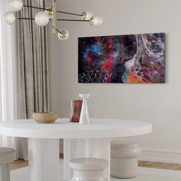 Tableau - Colourful Galaxy (1 Part) Wide