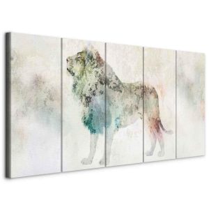 Tableau - Colourful King (5 Parts) Narrow