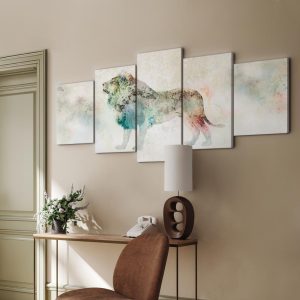 Tableau - Colourful King (5 Parts) Wide