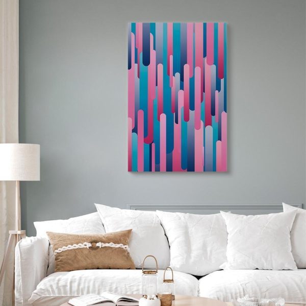 Tableau - Colourful Pistons (1 Part) Vertical