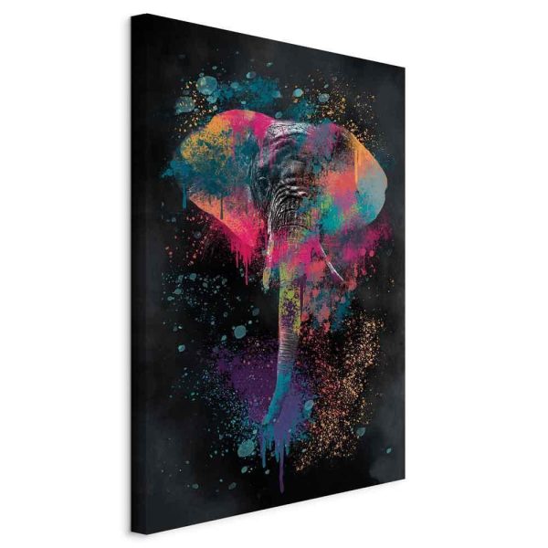 Tableau - Colourful Safari (1 Part) Vertical Tableau - Colourful Safari (1 Part) Vertical