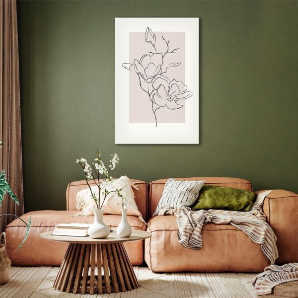 Tableau - Creamy Magnolia (1 Part) Vertical