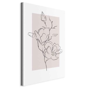 Tableau - Creamy Magnolia (1 Part) Vertical