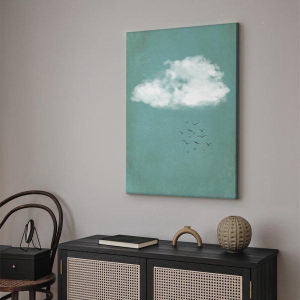 Tableau - Cumulus and Birds (1 Part) Vertical