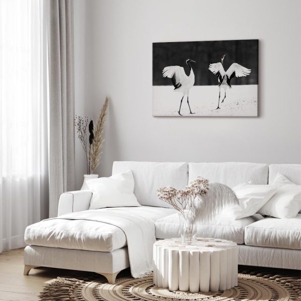 Tableau - Dancing Cranes (1 Part) Wide