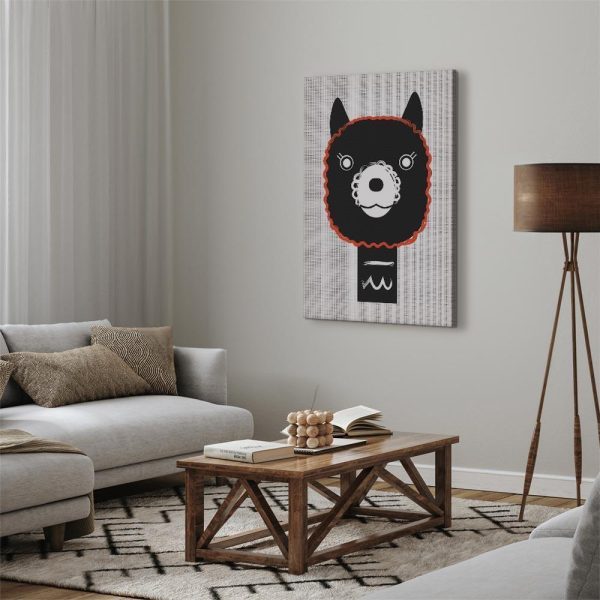 Tableau - Decorative Alpaca (1 Part) Vertical