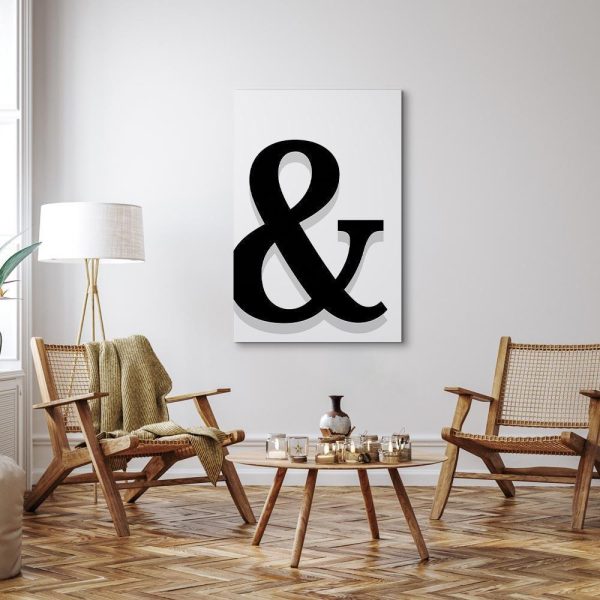 Tableau - Decorative Letter (1 Part) Vertical